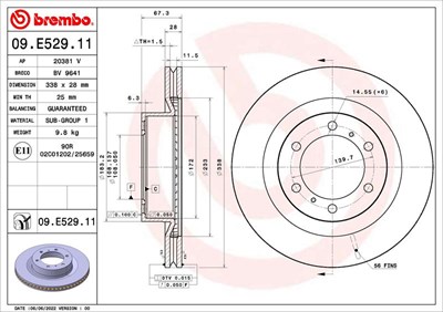 Toyota Fortuner Fren Diski BREMBO