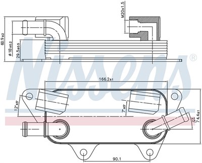 Land Rover Freelander 1 Motor Yağ Soğutucu RADISEN