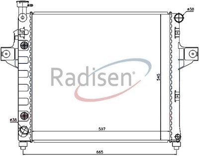 Jeep Grand Cherokee Radyatör RADISEN