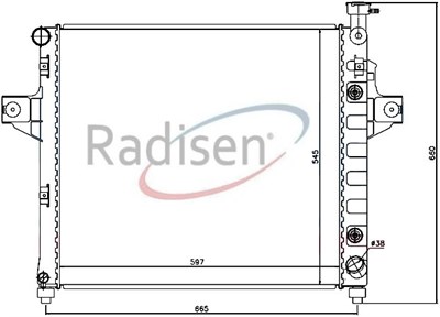 Jeep Grand Cherokee Radyatör RADISEN