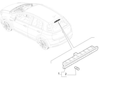 Fiat Grande Punto 3. Stop Lambası OPAR