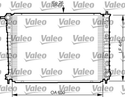 Hyundai H1 Starex Radyatör Mekanik VALEO