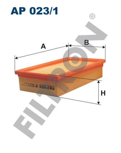 Ford Transit 86 2.5 D Hava Filtresi Fıltron 68Hp 05/86-09/91 6172024