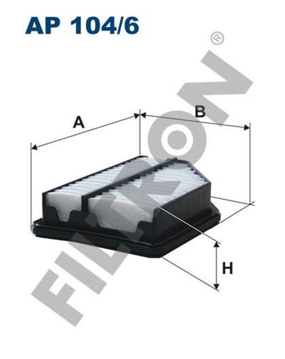 Honda Civic 6 1.4 16V Hava Filtresi Fıltron (75Hp 97-01) 17220P07000