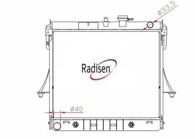 Hummer H3 3.5 Radyatör RADISEN