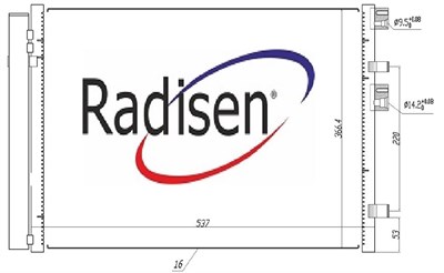 Hyundai i20 Klima Radyatörü 1.1-1.4 CRDI RADISEN