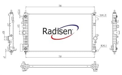 Opel Insignia A 1.6 CDTI Otomatik Radyatör RADISEN