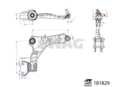 Land Rover Discovery Sport Salıncak Ön Sağ Alt Lr060046-Lr096363-Lr110277-J9c