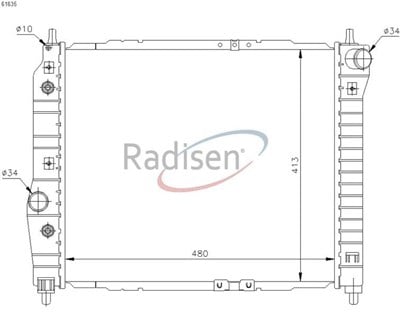 Chevrolet Kalos Aveo Radyatör AT RADISEN