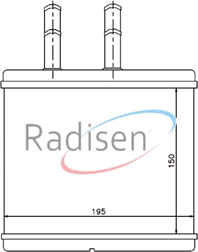 Chevrolet Kalos Kalorifer Radyatörü RADISEN