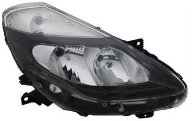 Renault Clio 3 (2004>) Sağ Far Elektrikli H7 H7 Siyah 260103856R-7701072013