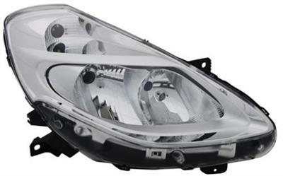 Renault Clio 3 (2005-) Far Sağ Elektrikli H7 Krom 7701072005-260104392R