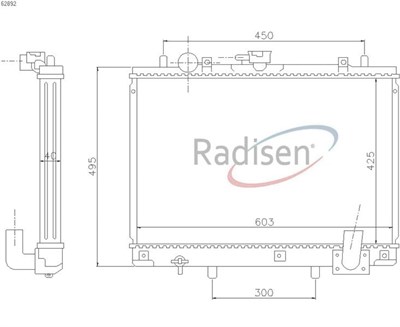 Mitsubishi L200 Radyatör 2.5 TD MT 4x4 RADISEN