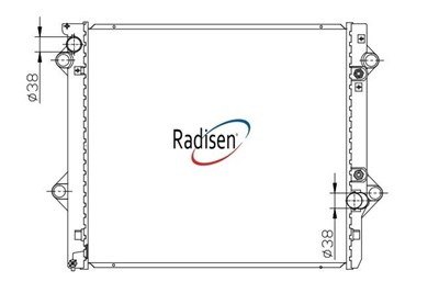 Toyota Land Cruiser Prado 3.0 D4D Radyatör RADISEN