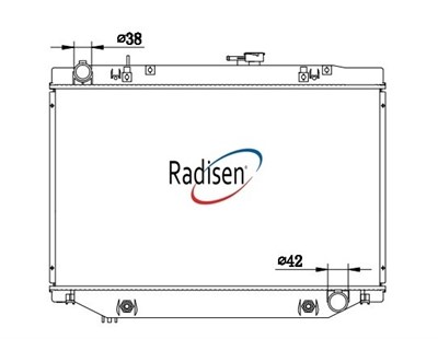 Toyota Land Cruiser Radyatör RADISEN