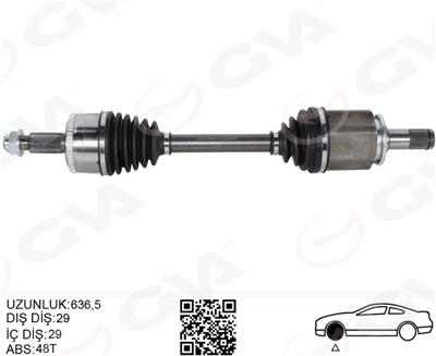 Land Rover Discovery 3 4 Komple Aks Ön Sol 636.5Mm Lr072069-Lr047295-Tdb500110