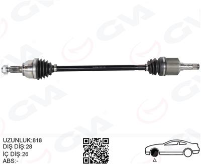 Land Rover Freelander 2 (2006<2014) Komple Aks Arka Sağ/Sol Lr014491-Lr061592-Lr041309-Lr0