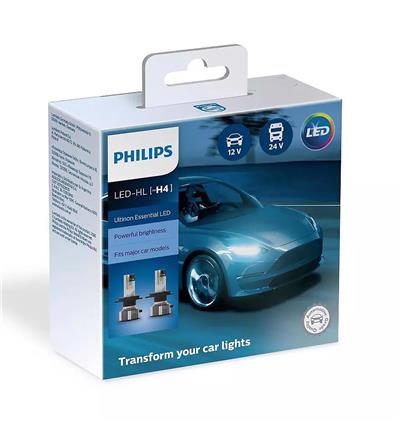 Philips Ledli Zenon Far Ampulü 6000K H4 Ty09-18