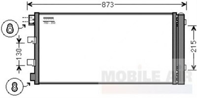 Renault Master Opel Movano B Klima Radyatörü Kondenseri VALEO