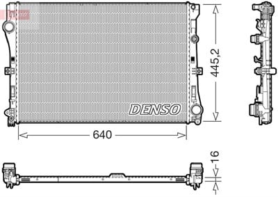 Mercedes W205 S205 C205 A205 W213 C238 A238 Motor Su Radyatörü
