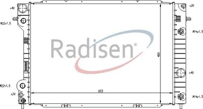 Opel Omega B Su Radyatörü RADISEN