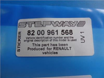 Dacia Sandero Stepway Ön Kapı Yazısı Sol Yazı 8200961568-990455264R