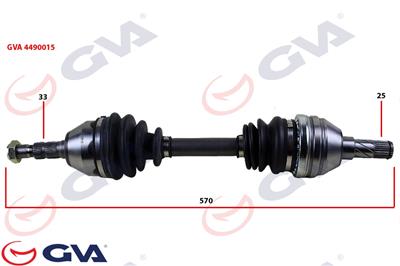 Opel Astra H (04>) 1.3 Cdti Komple Aks Sol 570Mm 374549