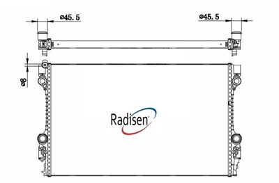 Porsche Panamera Radyatör RADISEN
