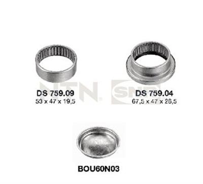 Peugeot 206 Torsiyon Tamir Takımı Keçesiz 5132.72-5131.A6