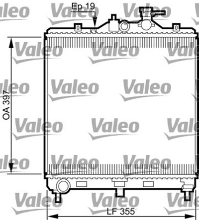 Kia Picanto Radyatör Otomatik Şanzıman Klimasız VALEO