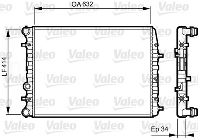 Volkswagen Polo Seat Ibiza Iv Cordoba Skoda Fabia Radyatör...