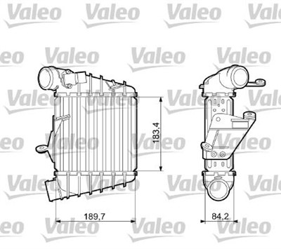 Volkswagen Polo Seat Ibiza Skoda Fabia Turbo Radyatörü Intercooler
