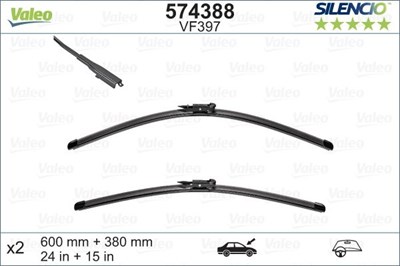 Nissan Qashqai Ön Silecek Süpürgesi Takımı Flatblade Muz Tipi