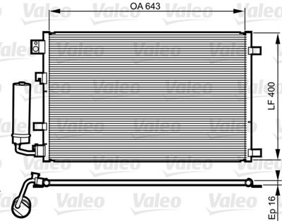 Nissan Qashqai Klima Kondenseri Kurutucu ile VALEO