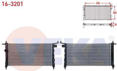 Opel Corsa Radyator Corsa B Radyator 1300149
