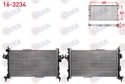 Opel Corsa Radyator Mekanık-1,3 Ctı Corsa 1300259