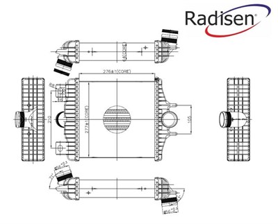 Land Rover Range Rover Intercooler RADISEN