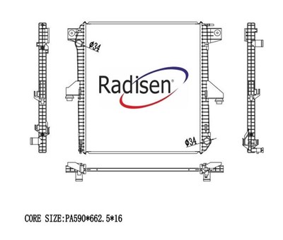 Ford Ranger Radyatör RADISEN