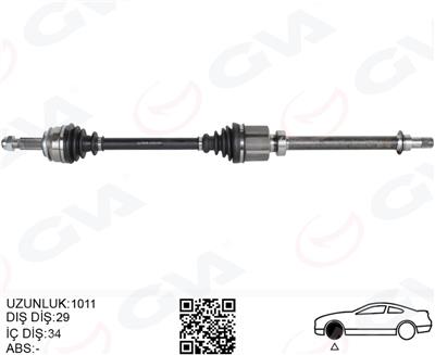 Renault Kadjar Ön Sağ Aks 391000797R