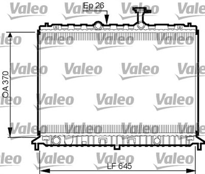Kia Rio II Radyatör Mekanik VALEO