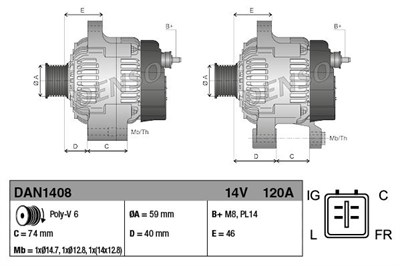 Jaguar S-Type Alternatör