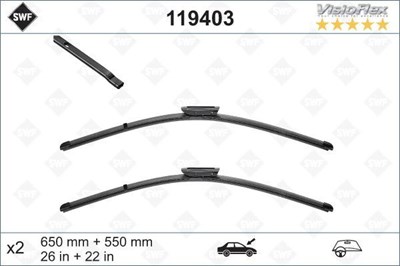 Renault Scenic II Silecek Süpürgesi Flatblade VALEO