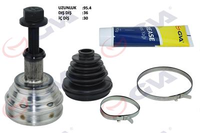 Volkswagen Golf 5 6 A3 Leon Octavia Aks Kafası Dış Ön 1K0498099a-1K0407311g