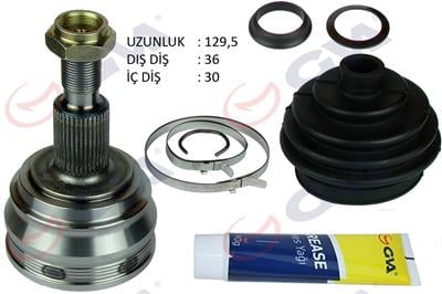 Volkswagen Golf 4 Bora Leon (1997-2004) 1.6 Aks Kafası Dış Ön 1J0498099-1J0498099a