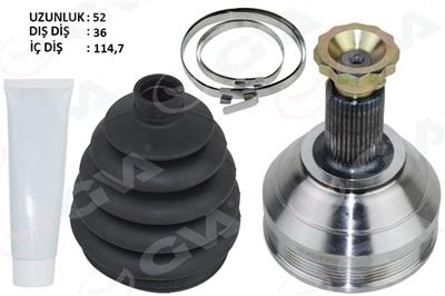 Volkswagen Polo İbiza Fabia A1 1.0 Tsi Aks Kafası Dış 2Q0498099a