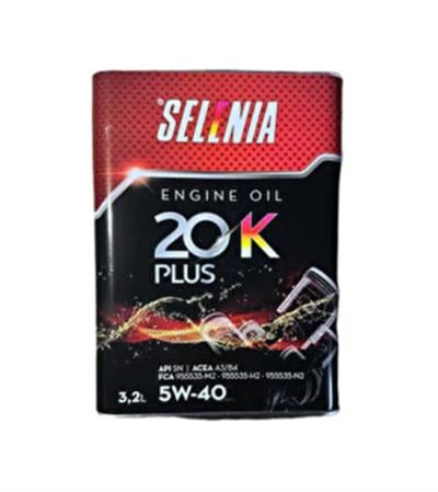 Selenıa Motor Yagı 20K Plus 5W-40 6X3,             3,5 2Lt
