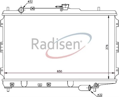 Kia Sephia 1.5 Radyatör RADISEN