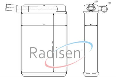Hyundai Sonata Kalorifer Radyatörü RADISEN