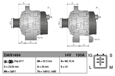 Toyota 4 Runner N28 Alternatör
