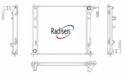 Hyundai Tucson 1.6 Dizel Radyatör RADISEN